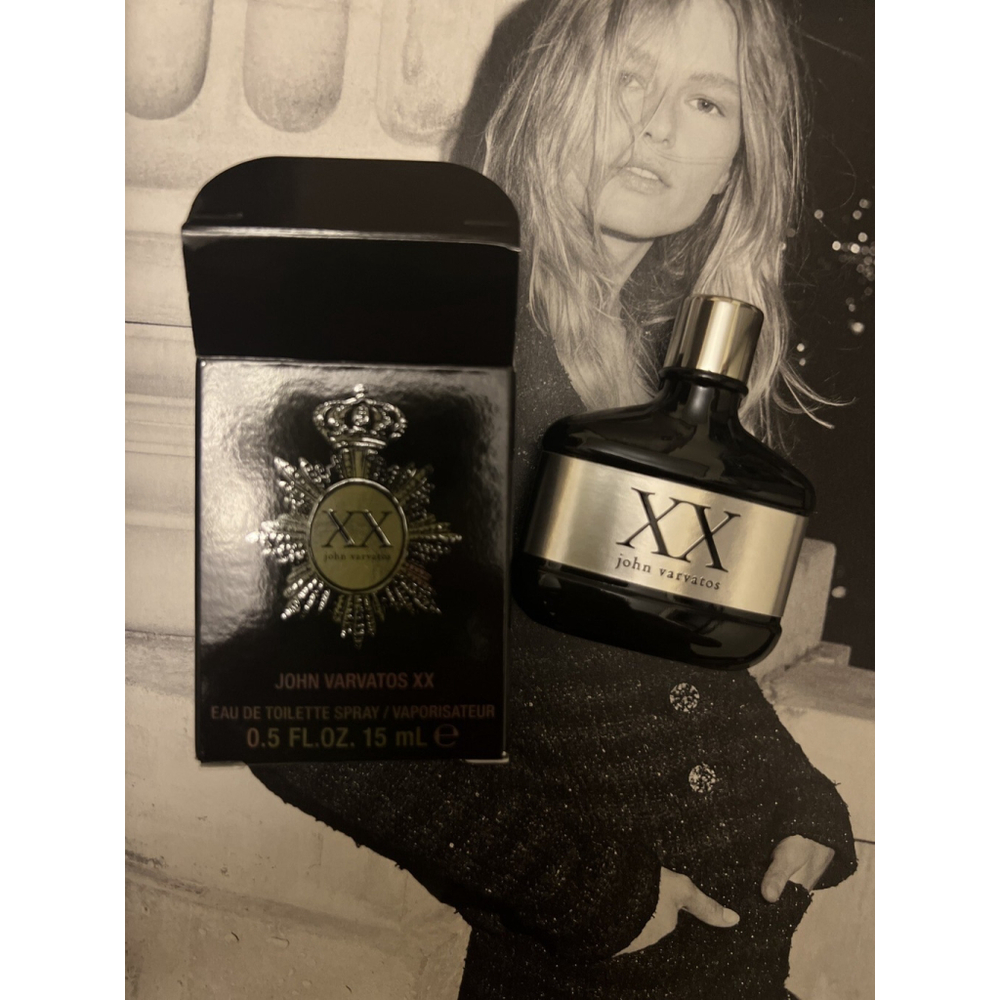 JOHN VARVATOS XX Spray .5oz/15mL Mens Travel EDT - NEW in Box!